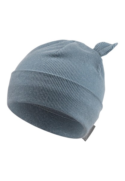 Beanie Jungen 45 Merinowolle Rippenmuster Sterntaler Ohrenklettverschluss-image