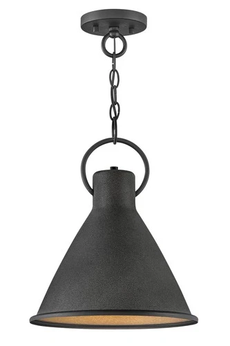 Aged Zinc LED Pendant from the Winnie Collection - Picture 2 of 2