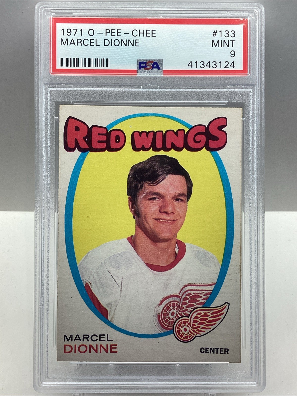 1971-72 O PEE CHEE MARCEL DIONNE #133 RC PSA 9 MINT *POP 58