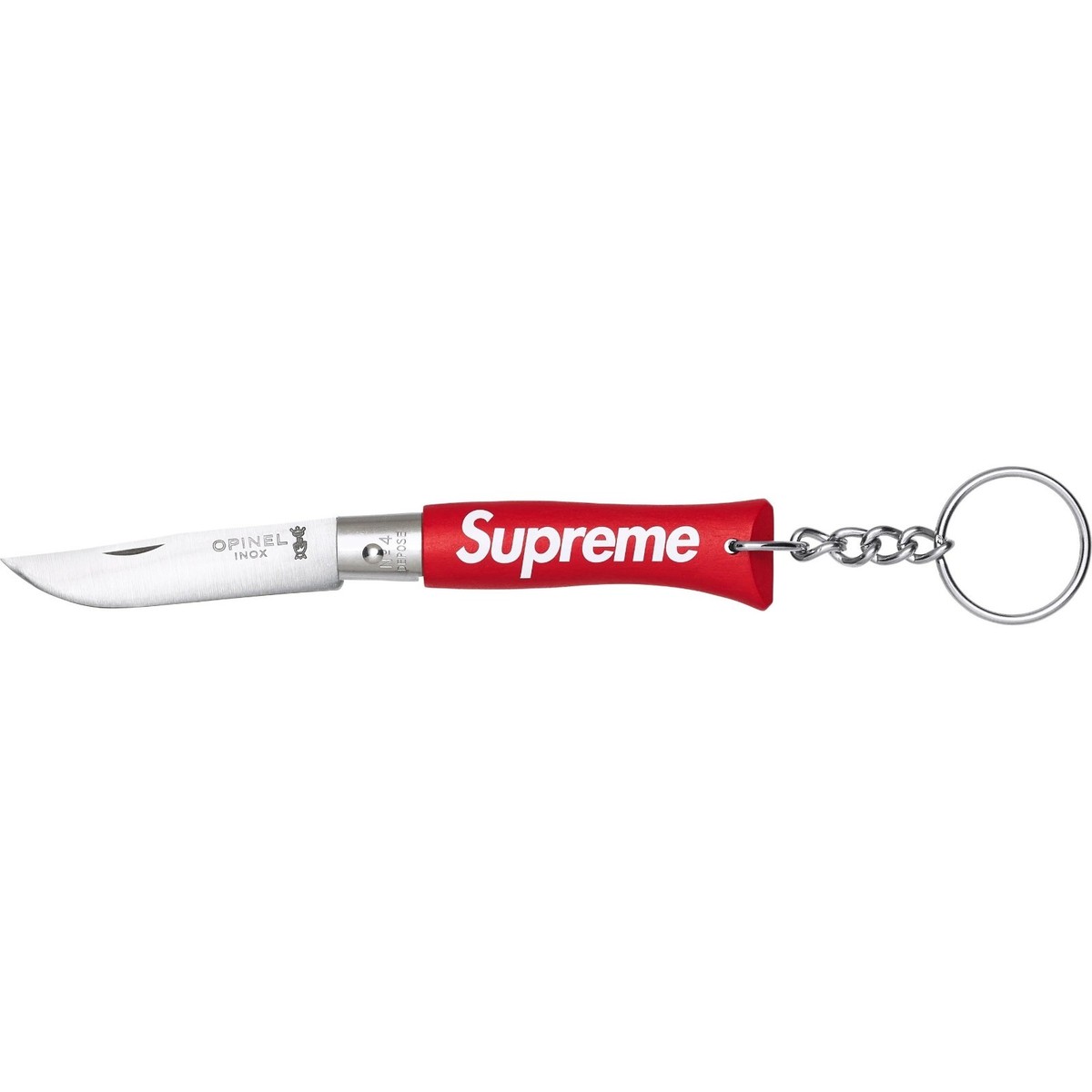 Supreme®/Opinel® No. 4 Knife Keychain 3本 Supreme x Opinel No. 4 Knife Keychain Black Red Green 3colors FW25