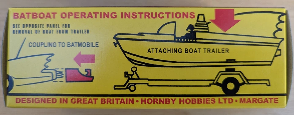 new 2025 Corgi Batboat Club 107 with trailer in US, (for batmobile)ready to ship - Image 4 of 4