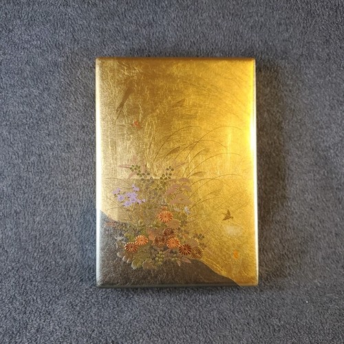 Yuzen giapponese foglia oro laccato solo scatola - Foto 18 di 18