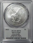 2022 PCGS MS70 FIRST STRIKE AMERICAN SILVER EAGLE - WG1