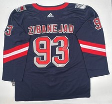 Mika Zibanejad Signed New York Rangers Hockey Jersey AUTO BAS Beckett