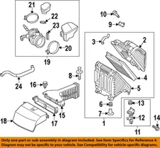HYUNDAI OEM 13-15 Santa Fe Air Cleaner Box-Lower Bottom Housing Body 28112B8100