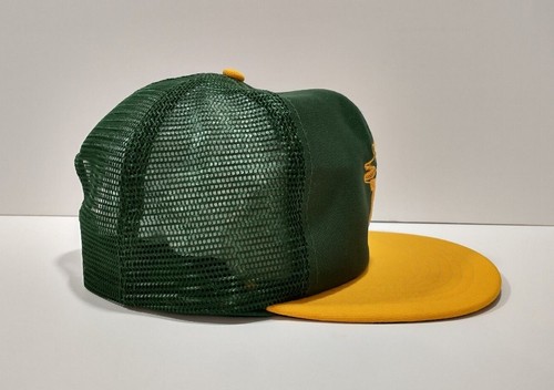 Vintage 80s MADISON MUSKIES Mesh Snapback Minor League Team Baseball Cap Hat NEW - Picture 6 of 10