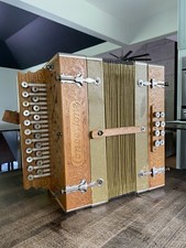 Concertone Accordion Antique. Made In Germany. Pearl Buttons