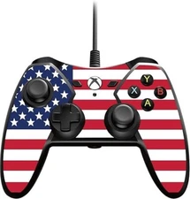 NEW PowerA Microsoft Xbox One & Windows Wired Controller American USA US Flag