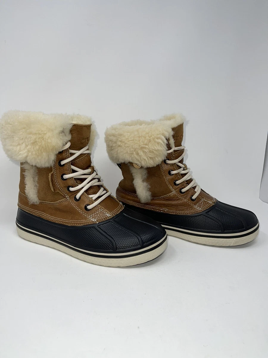 Crocs allcast best sale luxe duck boot