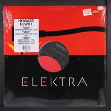 HOWARD HEWETT: stay / dub & instro & bonus beats ELEKTRA 12" Single 33 RPM Seale