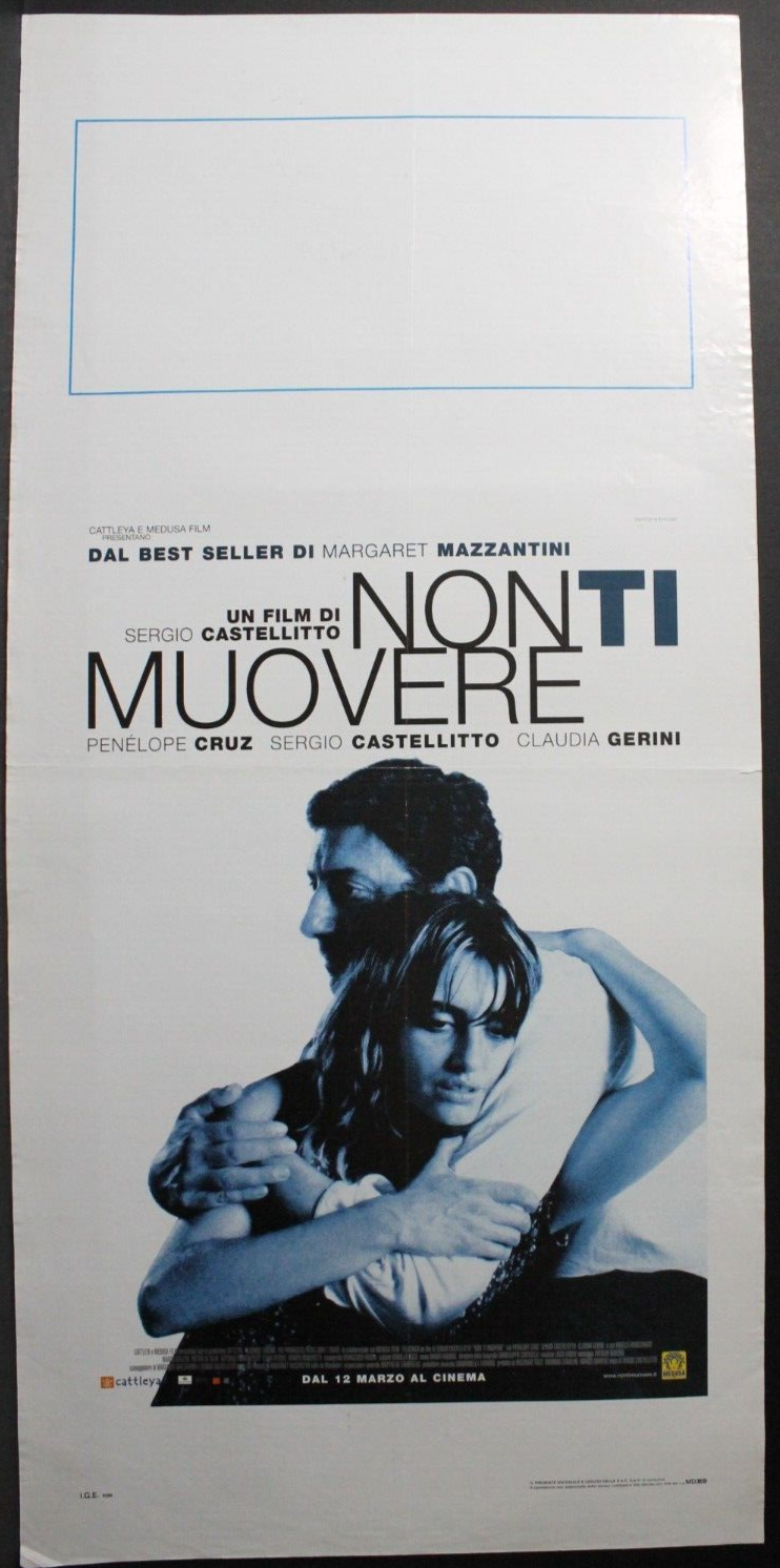 Locandina originale film Non ti muovere (2004) - Regia di Sergio Castellitto