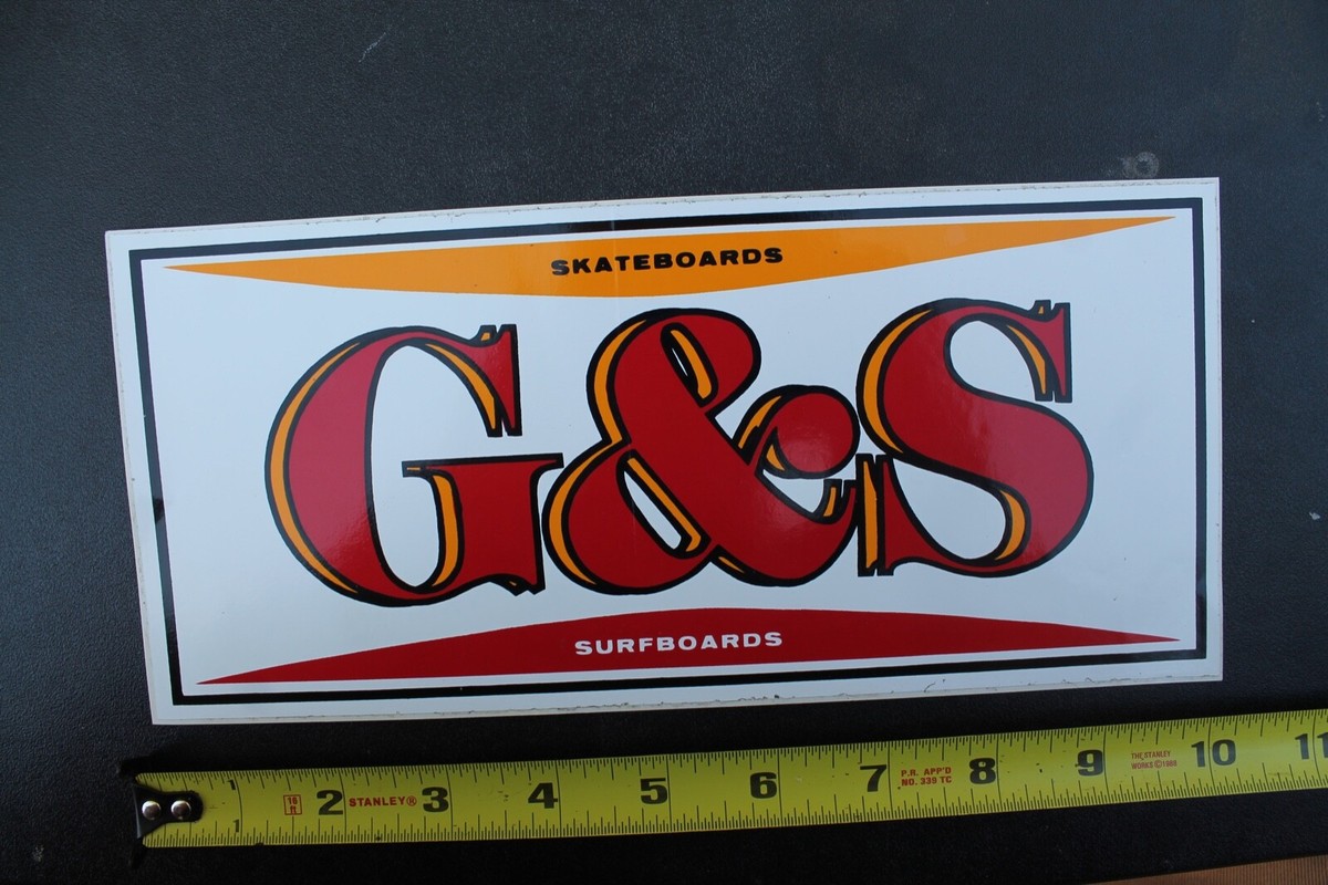 G&S Gordon Smith Skateboards Surfboards 70's Z53B Vintage