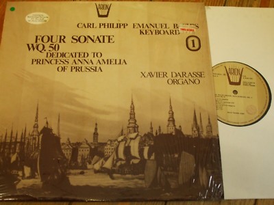 ARN 90634 C.P.E. Bach Four Organ Sonatas WQ.50 / Darasse