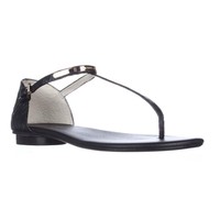 Michael Kors Kristen Thong T-strap Flat Sandals - Black, 5.5 Us on sale Michael Kors Kristen Thong T-strap Flat Sandals - Black, 5.5 Us on sale