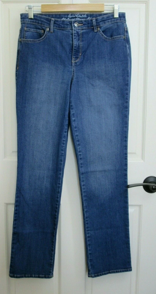 Gloria vanderbilt all around slimming effect rail best sale straight