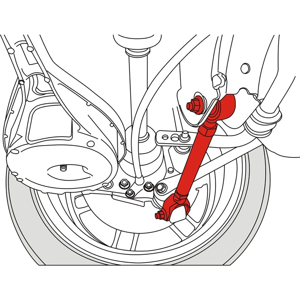 LYKT 2pcs Adjustable Rear Camber Kit for Nissan 370Z &Infiniti G25 G35 G37 Q40 Foto 2 de 4