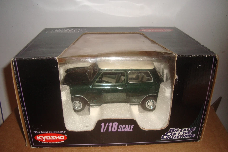 KYOSHO 1/18 Austin Mini Mk1 blanc no AUTOart Ottomobile - Photo 4/4