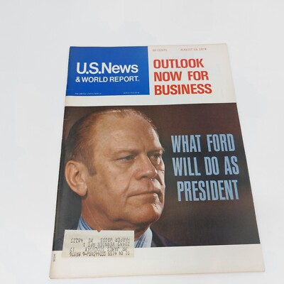 Collectors Vintage US News World Report Aug 19 1974 Good Preowned Condition