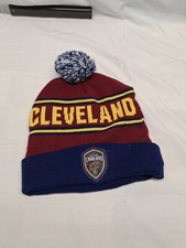 Cleveland Cavaliers Beanie Cap Hat NBA Basketball Cavs Pom Winter