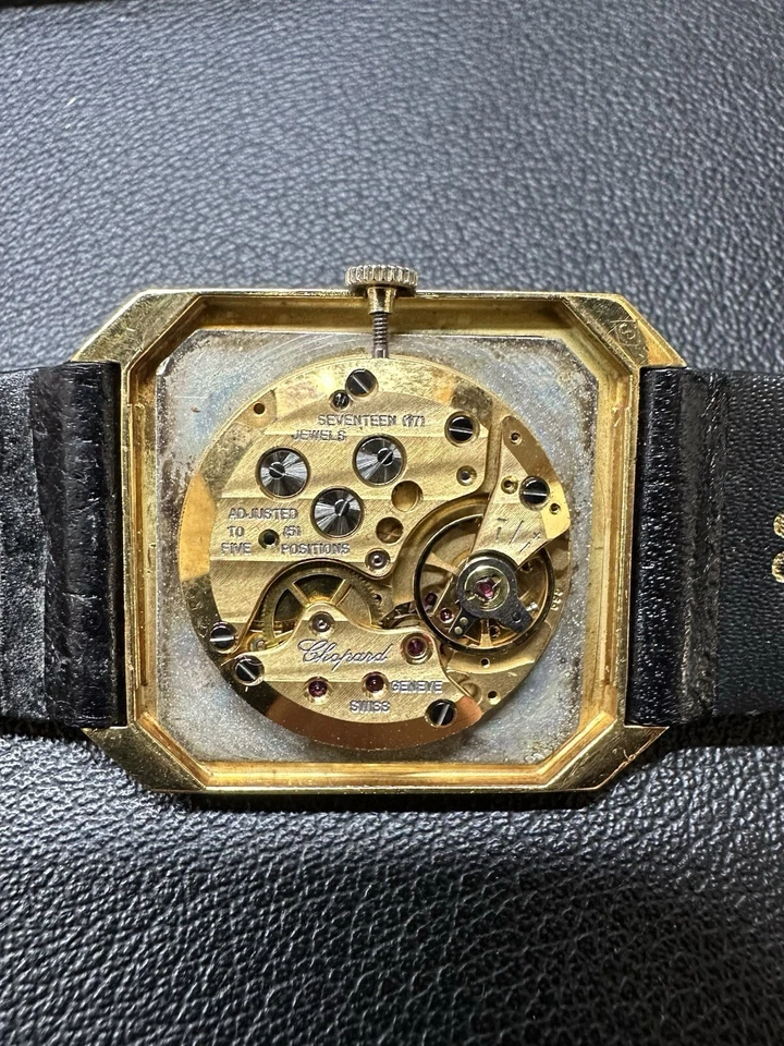 Reloj Mecánico Chopard Vintage Oro Amarillo 18k 26mm Octágono Lug Ref 2101 Foto 3 de 4