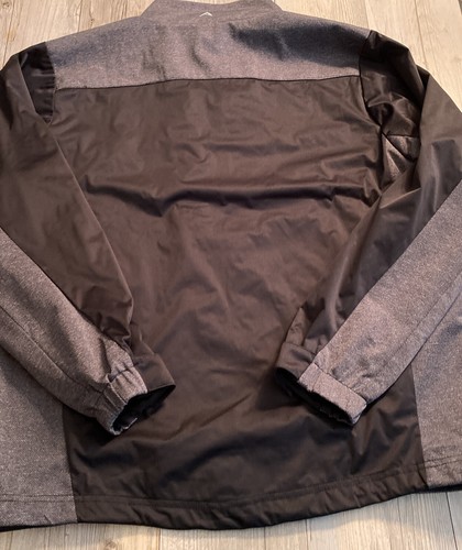 Toronto Blue Jays MLB windbreaker jacket full zip mens Antigua black gray Large - Picture 10 of 14