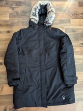 Spyder Explorer Parka Thermaweb Insulated Coat - Black - Bnwt Women Size Large