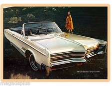 1968 Chrysler 300 Convertible 2d Refrigerator Tool Box Magnet