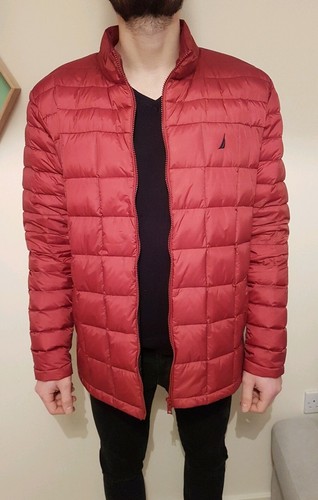Mens Nautica Puffer Jacket, Waterproof 