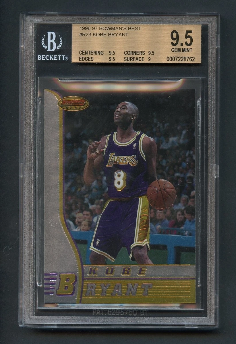 Bowman Kobe Bryant Grade 9.5 Basketball Rookie Sports Trading