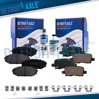 Front & Rear Ceramic Brake Pads for 2002-2004 Honda Odyssey 2001-2002 Acura MDX