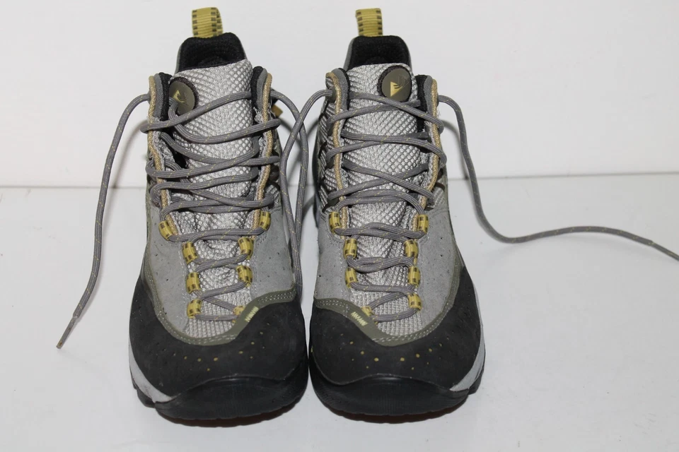 Zapatos de senderismo Montrail de montañismo, gris/negro, Gore-Tex, cuero, para mujer 9 Foto 2 de 4