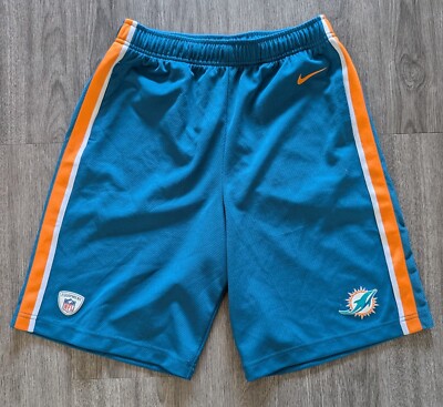 Mens Nike Dri-Fit NFL On Field Apparel Miami Dolphins Aqua Teal