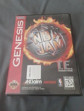 NBA JAM T.E. Sega Genesis Original Used Empty Case Only BOX ACCLIAM