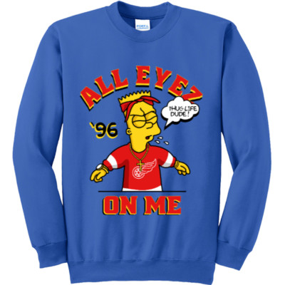 NEW RETRO KINGS x SWOD THUG BART ROYAL Crew Sweater SMALL-4XLARGE MADE IN USA