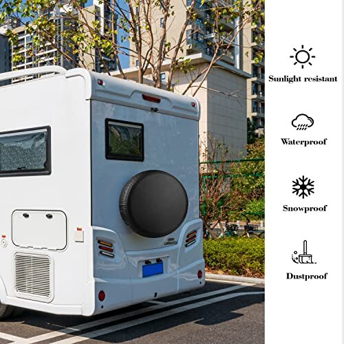Phelika Veelkleurige abstracte vlinders reserveband cover PVC lederen wielbeschermers weerbestendig universeel stofdicht voor trailer rv SUV vrachtwagen camper reizen trailer accessoires 17 inch
