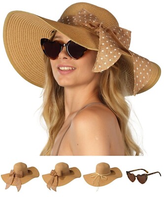 Funcredible Wide Brim Sun Hats for Women