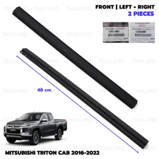 Run Channel Front Lh + Rh Door Wind For Mitsubishi Triton L200 MQ 2016 - 2022