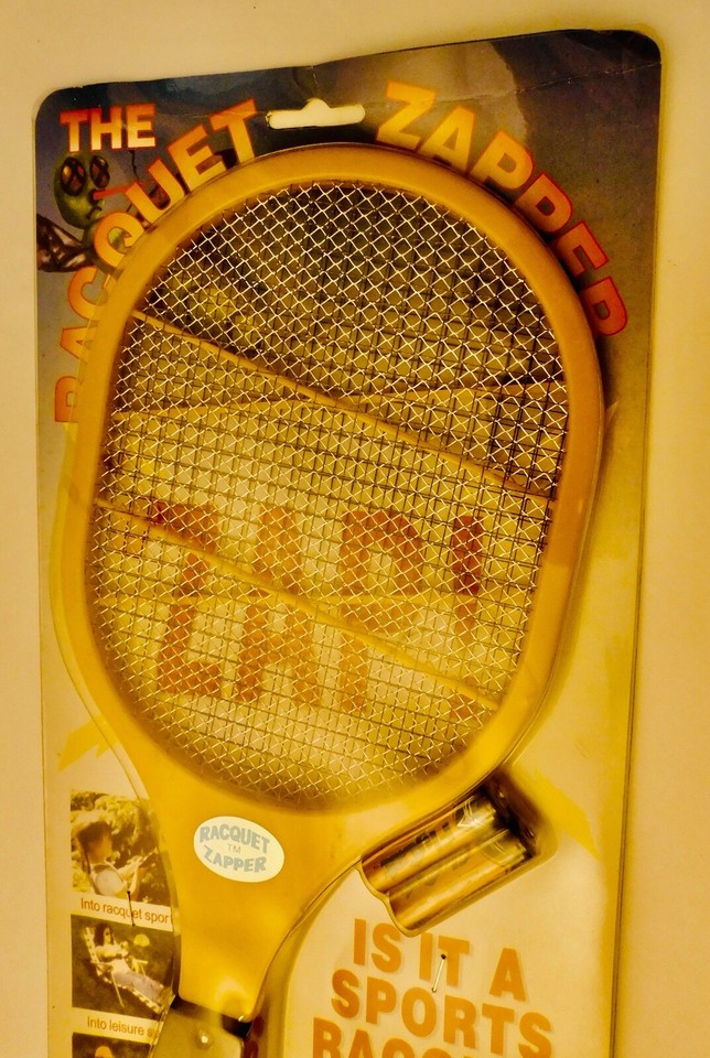 Vintage Novelty Racquet Zapper-Bug Zapper, New In Org. Packaging | eBay