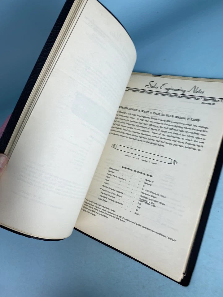 Notas de ingeniería de ventas de Westinghouse años 1930-40 Foto 4 de 4