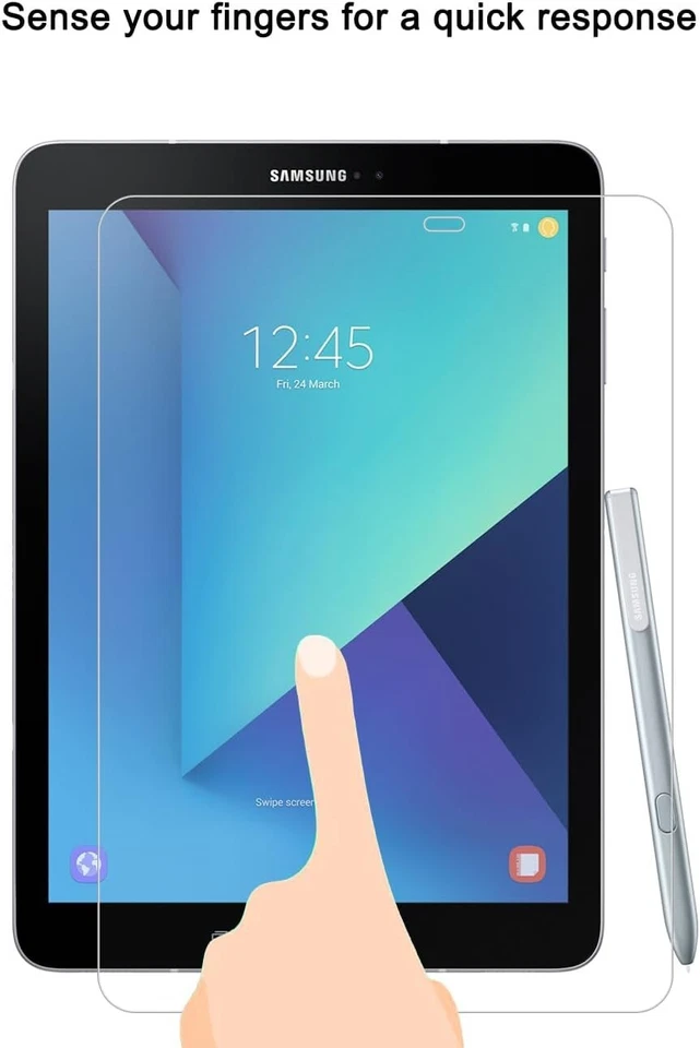2-Pack 9H Tempered Glass Screen Protector For Samsung Galaxy Tab S3 9.7 SM-T820 - Image 4 of 4
