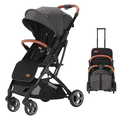 Blahoo-680 Kinderwagen Schwarz Leicht Klappbar Kompakt für Unterwegs NEU