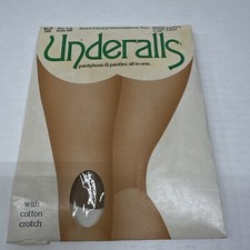 Vintage 1986 Underalls Pantyhose Nude Panty Nude Legs Size AB Style 320 NEW