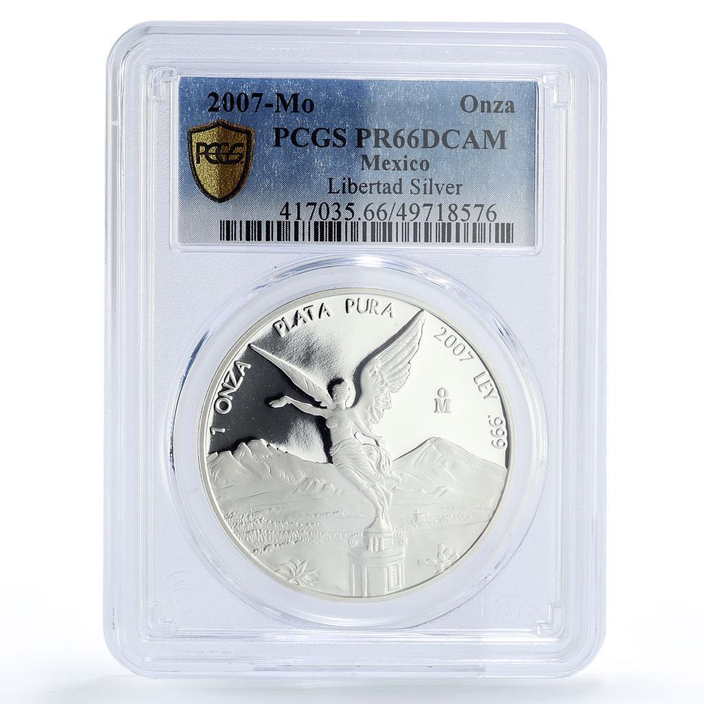 [PCGS]メキシコ1991年独立の天使1onzaLibertad銀貨 9361 1991-Mo 1 OZ PCGS MS69 SILVER ONZA LIBERTAD MEXICO Type 2 KM
