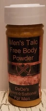 Handmade Talc Free Men's Body Powder 4 oz