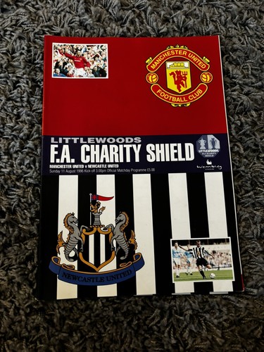 Littlewoods F.A Charity Shield - Manchester United V Newcastle United 1996 - Picture 2 of 3