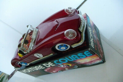 Voiture à Friction En Tôle – Années 70 – Fabrication Chine – Jouet Mécanique Vintage