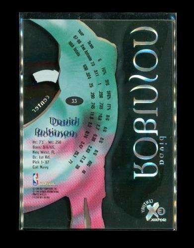 1998-99 SKYBOX EX CENTURY See Thru Holo Basketball Card #33 DAVID