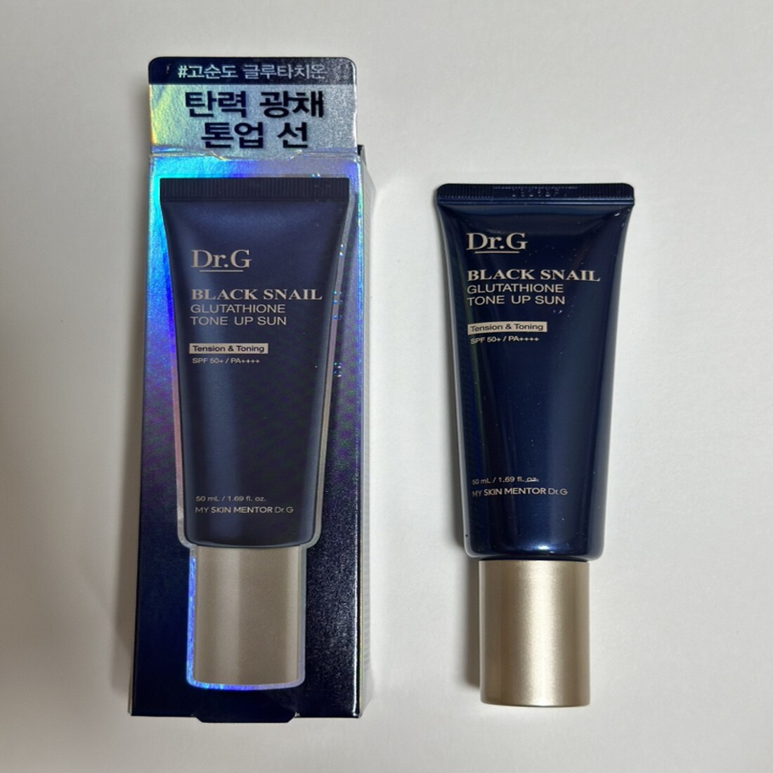 glutathione dr skincare Dr.G Black Snail Glutathione Tone Up Sun Serum Suncare SPF 50+ PA+++ 50ml  Korean