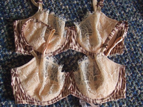 15 CACIQUE OLGA SOMA Bras Lace Mesh BEIGE BLACK Mixed Size RESALE LOT - Picture 17 of 18
