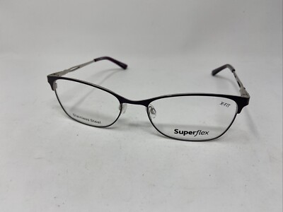 SUPERFLEX EYEWEAR SF-642 M107 56-18-140 PURPLE FLEX HINGE EYEGLASSES JK97